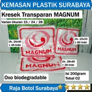 Transparent Plastic Bags Magnum Size 15 24 28 15x33 24x40 28x48 Contents 200 Grams