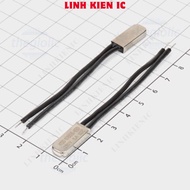 [3 Pieces]- KSD9700-100NO Thermal Fuse, Thermal Relay 250VAC 5A 100 Degree Celsius Normally Open NO 