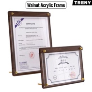 A4/A5 Wooden Certificate Frame Bingkai Sijil Certificate Frame Frame Sijil Award Certificate Frame B