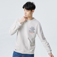 [ERSS] Low-Key Flight Round Neck Thick TEE-Male Beige [K60267]