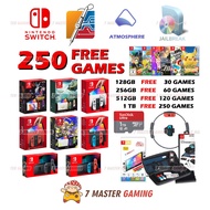 Nintendo Switch OLED / V2 Jailbreak - Atmosphere System with Games - Can Self Select Game - 1TB 250 