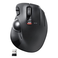 ELECOM Wireless Trackball Mouse EX-G Grip Extreme 6 Button Tilt Wheel (Left/Right Scroll) Black M-XT