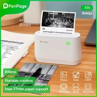 Peripage A9 /A9S เครื่องปริ้นพกพา เครื่องปริ้นแม่ค้าออนไลน์ Paerang Peripage หน้ากว้าง 77 mm. 203DPI/304DPI