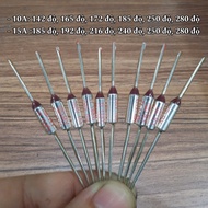 [Pack of 10] Iron fuses 142 degrees, 165 degrees, 172 degrees, 185 degrees, 192 degrees, 216 degrees