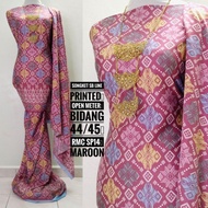 KAIN PASANG SONGKET PRINTED SB LINE COTTON-Open METER/BIDANG 45(Harga untuk 0.5m)