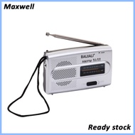 maxwell   BC-R28 AM FM Radio Telescopic Antenna Radio Speaker Battery Operated Portable Radio Best Reception For Elder