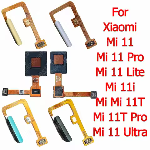 Finger Print Scanner For Xiaomi Mi 11 Lite 11i Mi11 Ultra 11T Pro 5G Fingerprint Sensor Flex Cable N