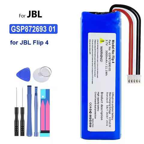 High Capacity Battery 2000mAh-5200mAh for JBL FLIP 3 SE 6 5 4 2 II 2014 Portable batteries
