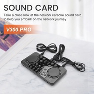 V300 PRO Sound Card 10 Sound Effects Bluetooth Noise Reduction Audio mixers Headset mic Voice Control for Phone PC