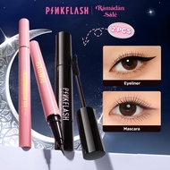 [Official]PINKFLASH OhMyPinkFlash Makeup set Eye makeup Waterproof Liquid Eyeliner+ Maskara tidak mu
