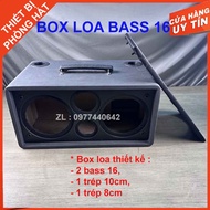 Vỏ thùng loa xách tay k10 bass 16 khoét sẵn lỗ bọc da cao cấp có lưới và quai xách đi kèm box k10 pl