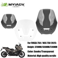 Motorcycle Heightened Windshield Windscreen Wind Deflectors Wind Screen For HONDA FORZA750 Forza 750