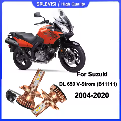 12v H4 HS1 led headlights - Stand Out Performance For Suzuki DL 650 V-Strom (B11111) 2004 2005 2006 
