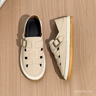 {Starting Point} Borken One-Pedal Bucket Linen Shoes Lazy Shoes