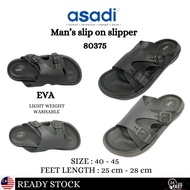 asadi Man's slip on slipper 80375 l light weight EVA kasut selipar lelaki daily use [ ready stock + 