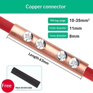 EELHOE | 1/3Pcs GTL Quick Cable Connector Copper Wire Butt Terminal Splice Tube Screw Bolt Connectio