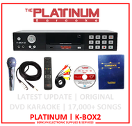 Platinum K-BOX 2 Karaoke Player / Latest Disc / 17,000+ Songs / Remote / Songbook / AV Cables / Micr