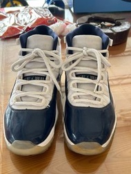 Air Jordan 11 Retro WIN LIKE 82 北卡藍 藍白  26.5  9成新二手鞋