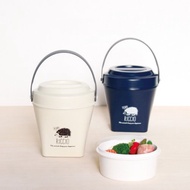 Riccio 日本製 可拆式手提把 杯型 便當盒 環保餐盒 可微波 700m
