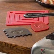 美國LODGE 鑄鐵鍋具用清潔刮板2件組