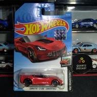 MERAH Hot Wheels Corvette C7 ZO6 Convertible Red Gloss Factory Sealed