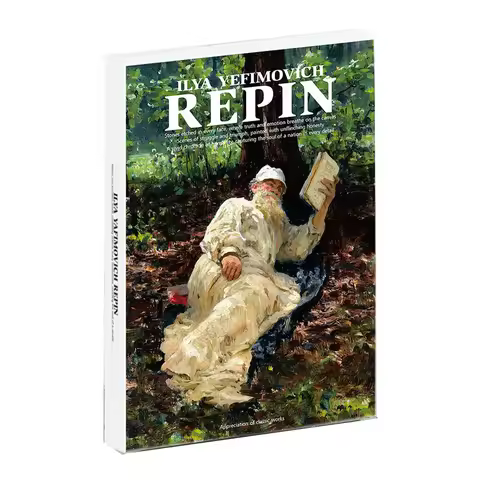 30 Sheets/Box Ilya Yafimovich Repin Oil Painting Postcard Vintage Greeting Card DIY Wish Card Messag