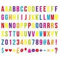 LED燈箱A4字母片 - 彩色字母（90張）