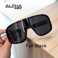 ALPHA ADV Kacamata Olahraga Sepeda Berlari Traveling Free Box Kacamata Anti UV Bingkai Besar Multifu