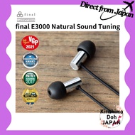 Final E3000 Wired In-Ear Earphones Stainless Steel FI-E3DSS [Direct from Japan]