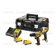 DEWALT สว่านไขควงไร้สายและไขควงกระแทก รุ่น DCK2111L2T 12V C1xB2x3.0Ah |ชุด|