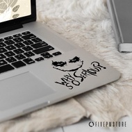 Why So Serious Quote Sticker - Joker Quote Sticker for Mac Asus Acer laptops