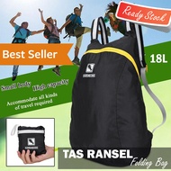 Hard Bone Tas Gunung Lipat Waterproof 18L Tas Gunung Kecil Tas Hiking Foldable Outdoor Adventure Tas