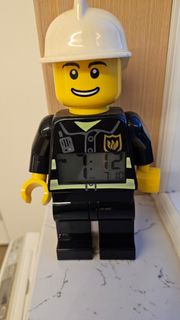 LEGO FIRE MAN DIGITAL CLOCK 消防員 電子鐘