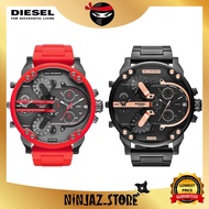 Diesel Mr Daddy 2.0 Black Dial Stainless Steel men watch DZ7312 DZ7370