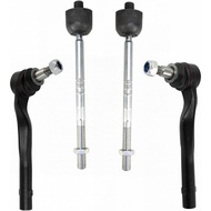 TRQ Front Tie Rod Set Compatible with 2010-2011 Mercedes-Benz E350 E550