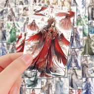 1O8 Pieces Niche High-End National Trendy Mountain Sea Classic Clothing Design Stickers Two-Dimensio