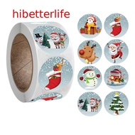 ^hibetterlife^  Roll Pack Sticker Christmas Decorating Gift 1 Roll