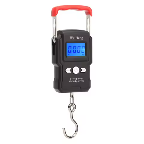 75Kg/10g 50Kg/5g Portable LCD Digital Fishing Hanging Scale Luggage Suitcase Baggage Weight Travel S