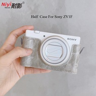 NIYI Camera Half Case for Sony ZV1F ZV1M2 Protector Baseplate Rough Cover Base ZV-1F ZV1 Mark II Sho