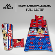 Kasur Palembang Kecil Satu Orang Dewasa  Full Motif Karakter Gratis Bantal