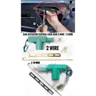 Universal Car Central Lock 2/5 Wire Center Lock Motor Wira Saga Iswara Kancil