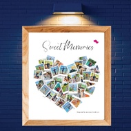 Gift Photo Frame 8R Loveshape 40photo FREEE FRAME