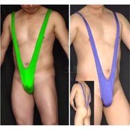 European American Popular Borat Mankini Swimsuit Male Gini Swimming Sling Porat Deep V Style