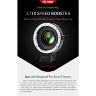 Viltrox EF-E II Lens Adapter Auto Focus Reducer Speed Booster 0.71X for Canon EF to Sony E Mount Cam