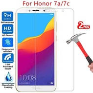 Tempored glass screen protector for honor 7a 7a 7c pro case cover on Honor7a Honor7c 7 a c a7 c7 7ap