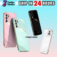 Samsung A32 A33 A34 A35 5G A53 A54 A55 5G fon sarung plain electroplated soft phone case casing
