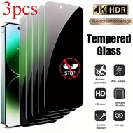 3Pcs Anti Spy Tempered Glass Film for iPhone 17 16 15 14 Pro Max 16e 17 Air Screen Protector for iPh