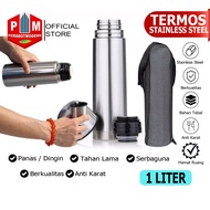 Termos Air Panas Dingin Stainless Vacum 1000ml / Termos Vacuum Flask 500ML