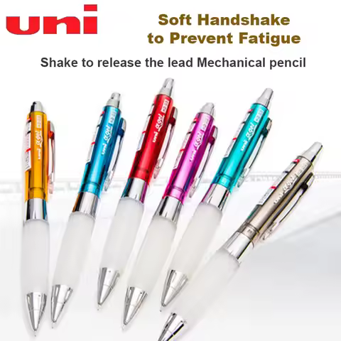 Uni Alpha-Gel Shaker Mechanical Pencil Prevent Fatigue Slightly Firm Grip, 0.5mm Lead, Lightweight A