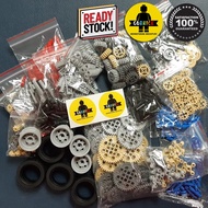 [GOBrick]638PCS Technic Parts Gear Rack Cross Axle Accessory Car Tires Set Truck Connector LEGO Comp